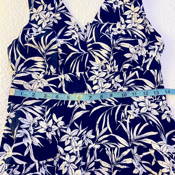 NWT Madewell Smocked Halter Midi Dress in Poplin - deep indigo - size 6 - Picture 12 of 12